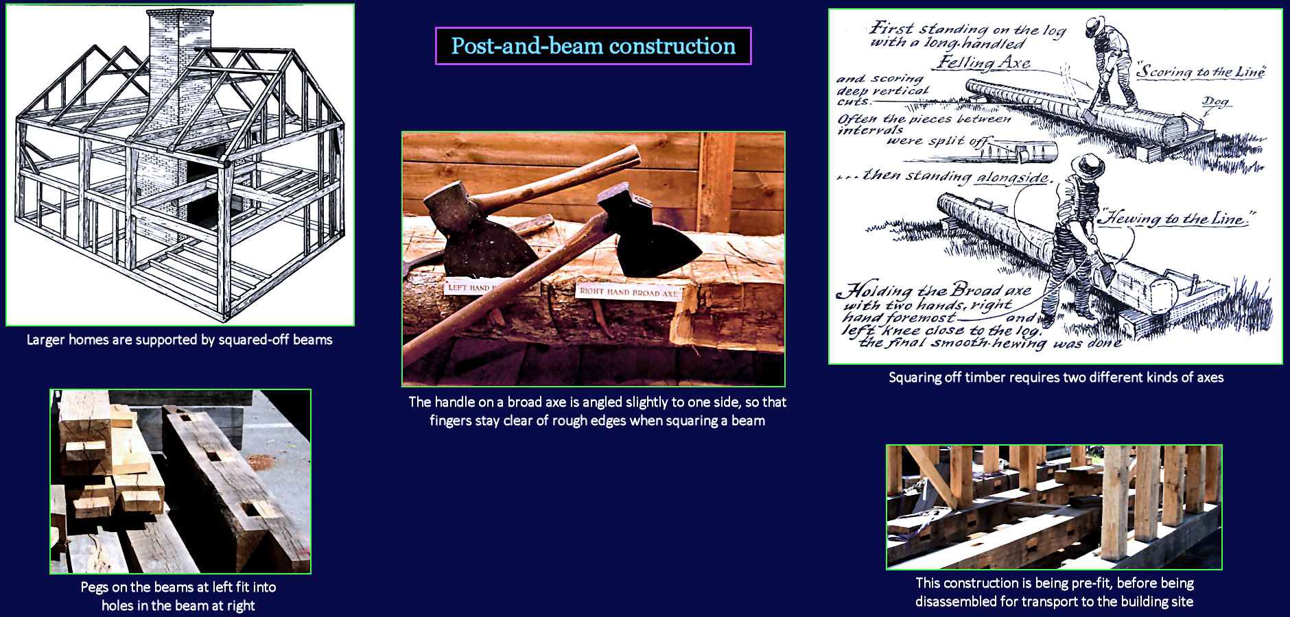 Colonial broad axe, 1700